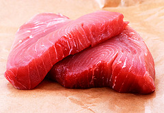 yellow tuna steak
