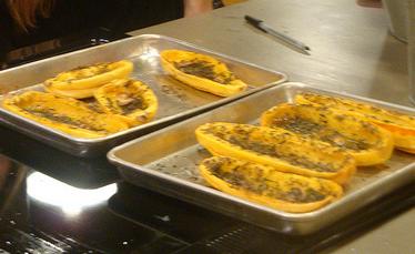 Delicata Squash with Garlic and Herbs