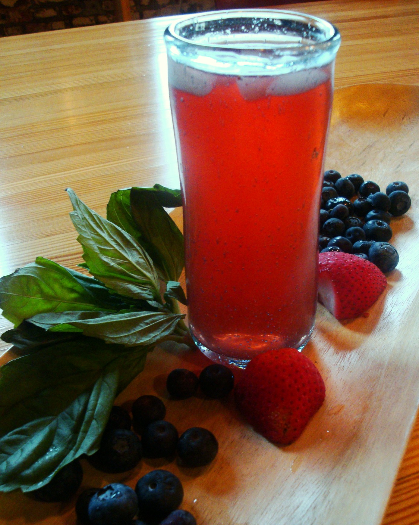 Berries & Basil African Red Bush Iced Tea