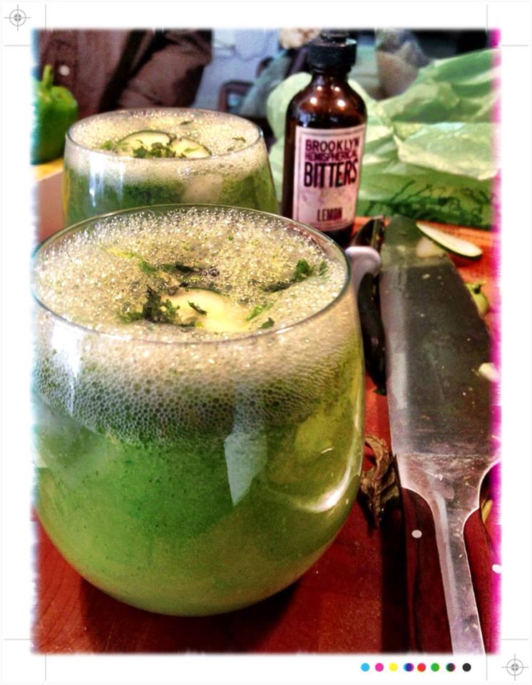 Cucumber Mint Agua Fresca (Spiked with Gin)