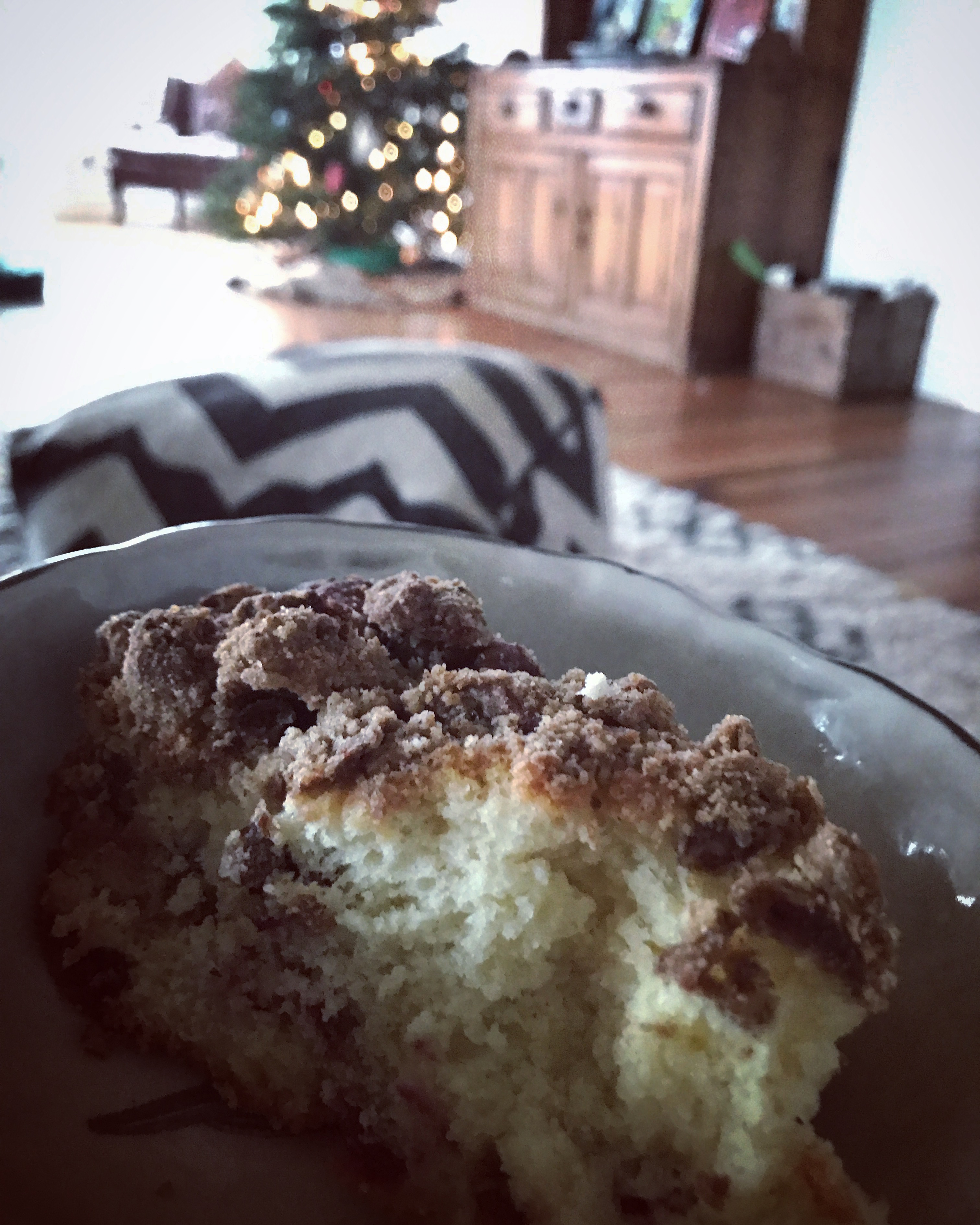 Spiced (Right) Cranberry Pear Coffee Cake